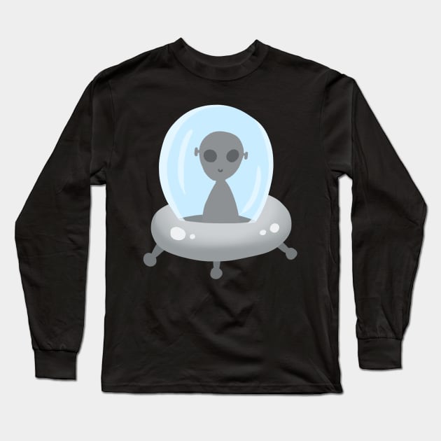 Alien Long Sleeve T-Shirt by Manafff